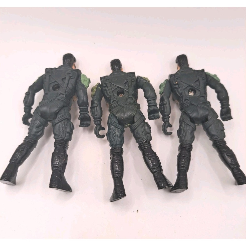 Chap Mei Snake Squad SPEED TROOPER GREEN UNIFORM Action Figure Lot of 8 - Picture 6 of 6